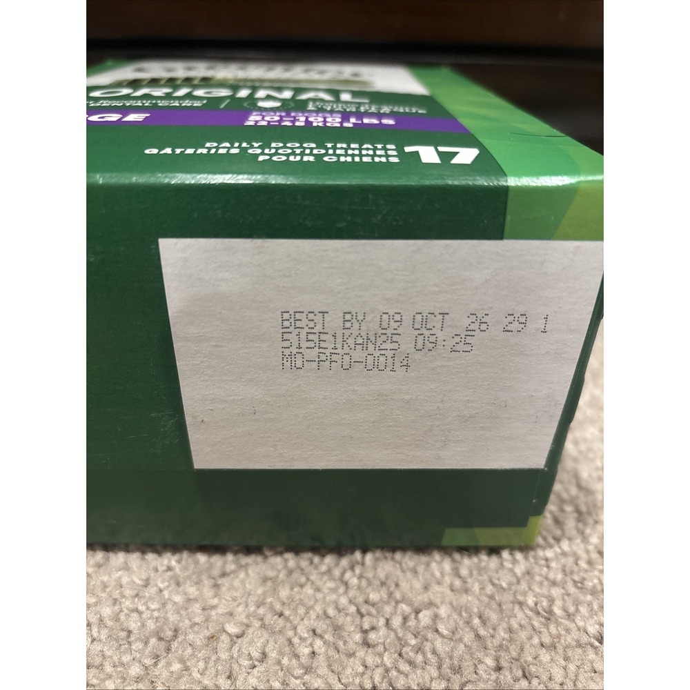 Greenies Adult Natural Dental Dog Treats Large 17 Count BB 10/09/26 NEW - Picture 4 of 4